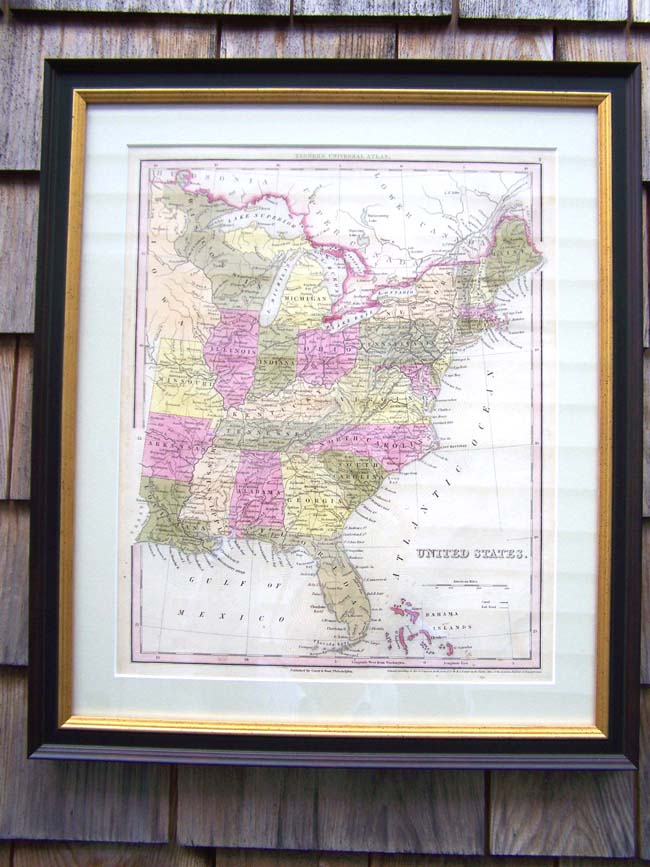 Tanner's Map of the United States published in 1839 — image 2